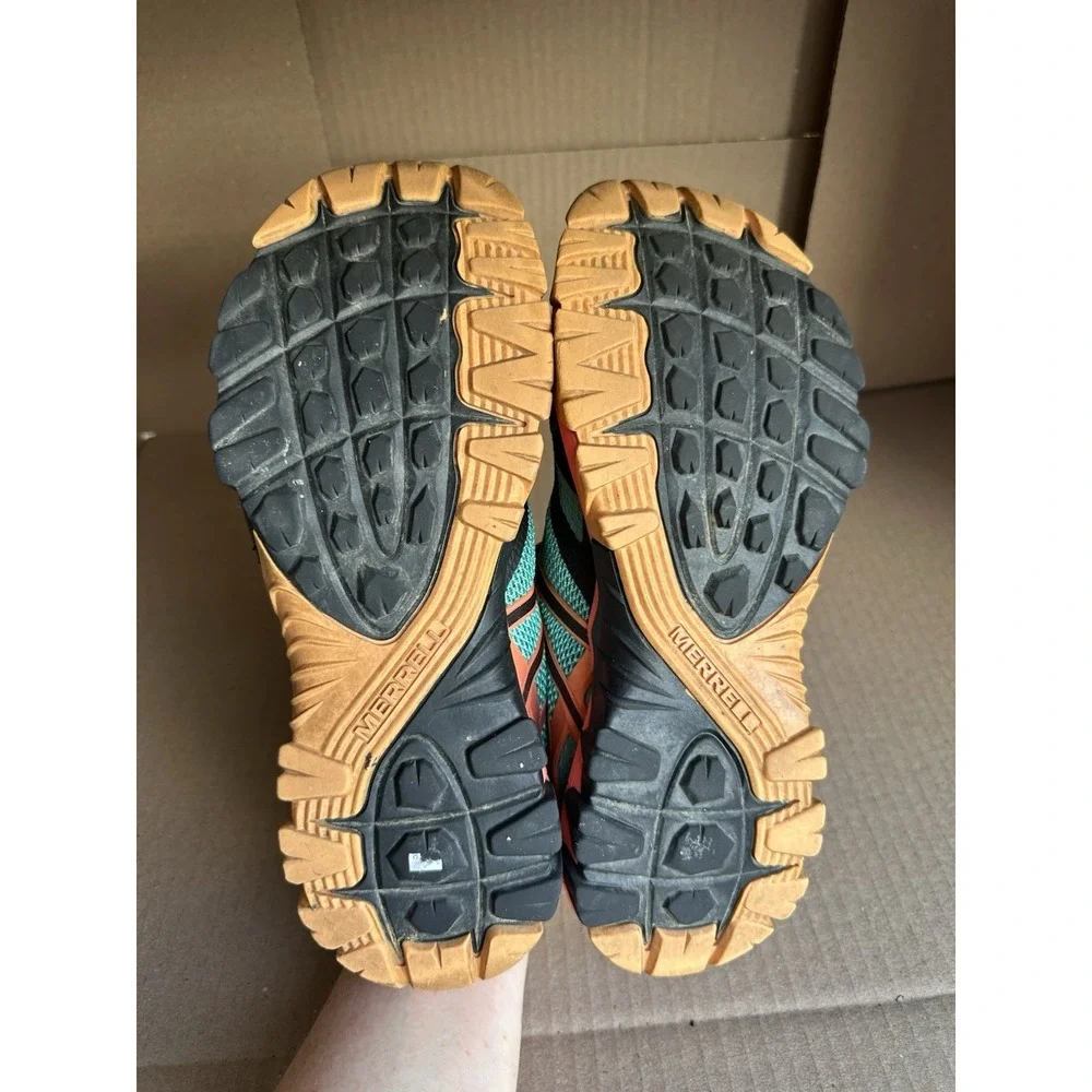Merrell MQM Flex Low Hiking Shoes Womens‎ Size 9.5 Fruit Punch Trail Running